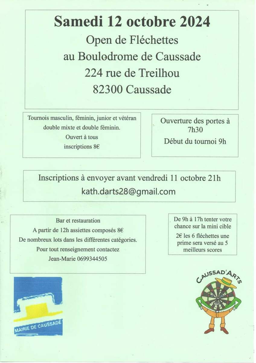 OPEN DE CAUSSADE resultats