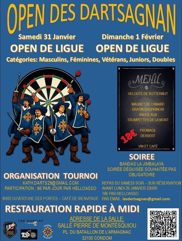 OPENS DARTSAGNAN